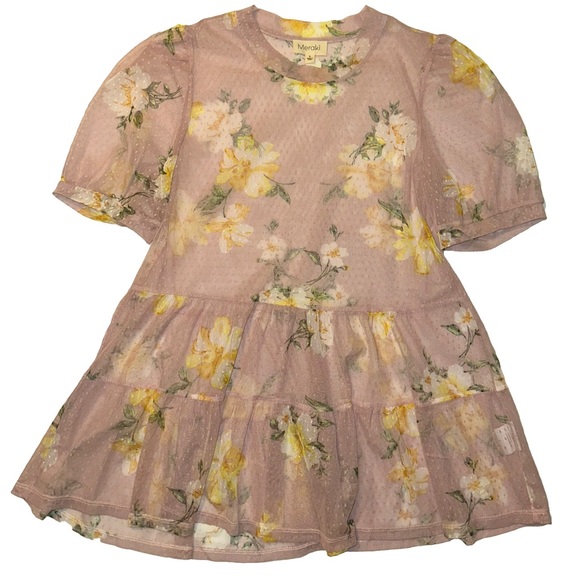 Meraki Floral Mesh Blouse large - Picture 1 of 6